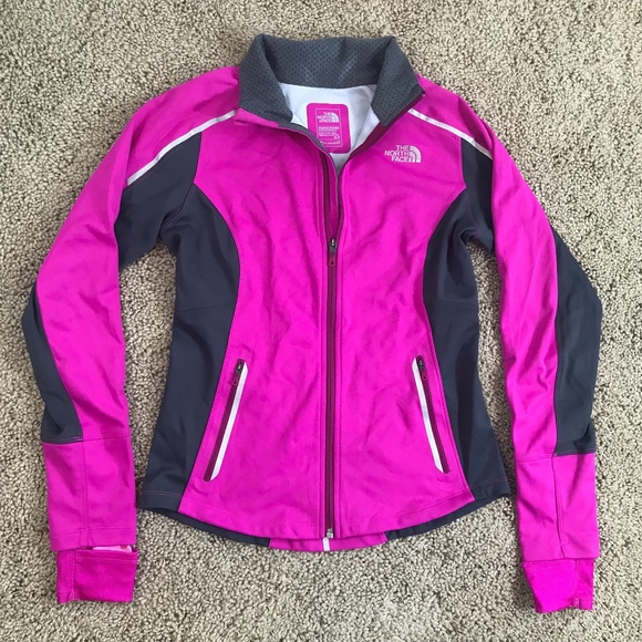 The North Face Jackets Coats The North Face Flashdry Pink Black Jacket Poshmark